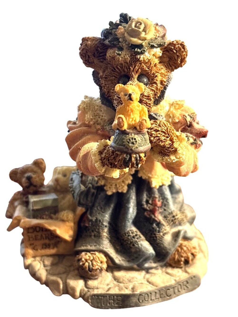 Vintage Boyds Bears & Friends The Collector Figurine Style #227707 Resin 1998 - Picture 4 of 16